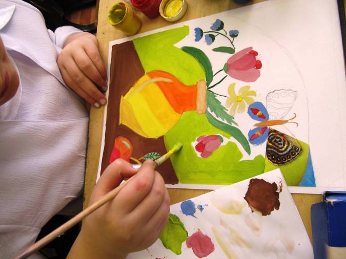 натюрморт с бабочкой