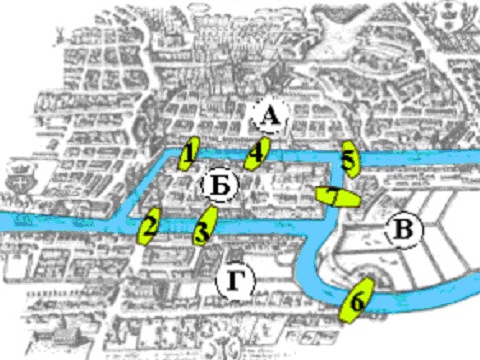 План центра Кёнигсберга