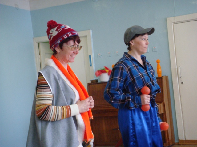 Здоровейка и Болейка в гостяху ребят.