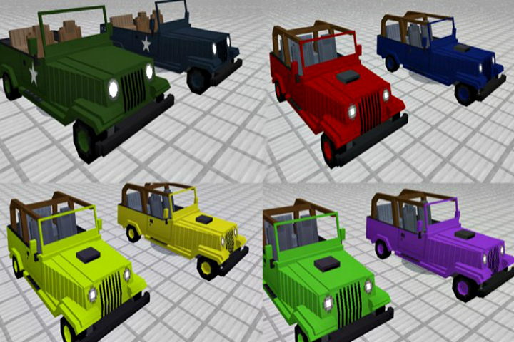 Мод на Джипы в Майнкрафт ПЕ