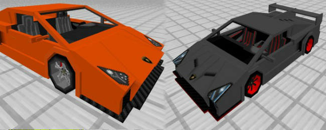 Мод на Ламборгини для MCPE