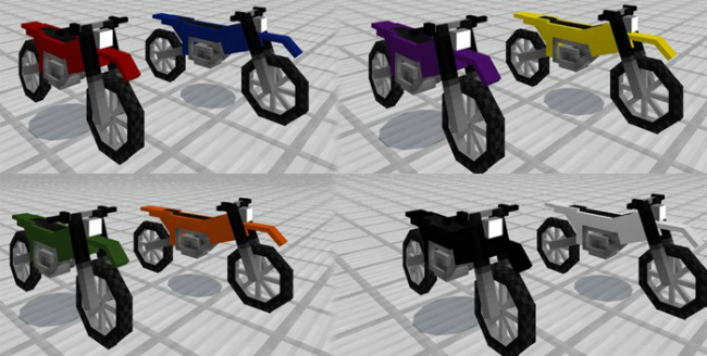 Мотоциклы в Майнкрафт ПЕ