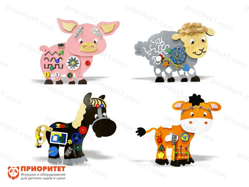 Набор бизибордов &laquo;Малыши на ферме&raquo;