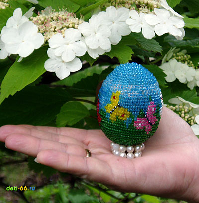 Пасхальное яйцо «Бабочки»