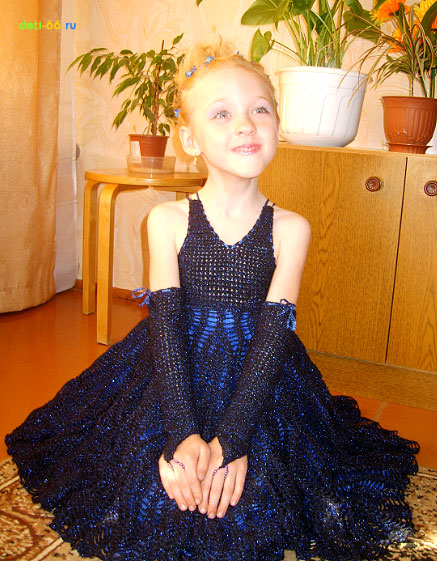 Ажурное платье