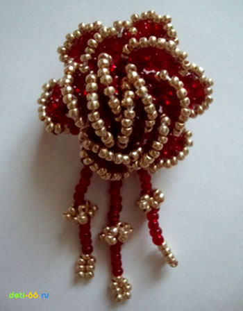 Завершение розочки