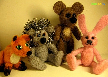 Валяние игрушек