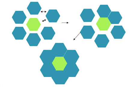 Соединение сот