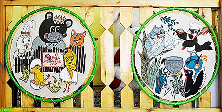 Аппликация тканью