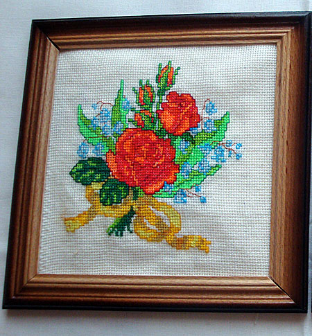 Панно «Букет из роз»