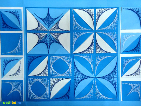 Голубой орнамент