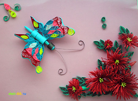 Летние фантазии в технике квилинга