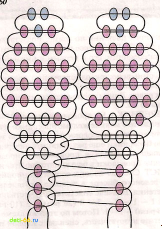 Схема плетения