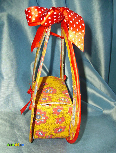 Пасхальный туесок. Вид сбоку.