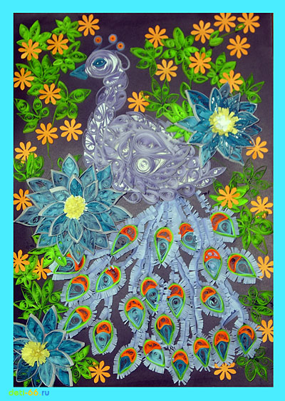 Цветочные фантазии в  технике «квиллинг»