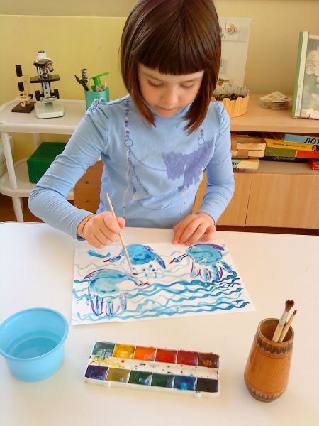 В творческой мастерской