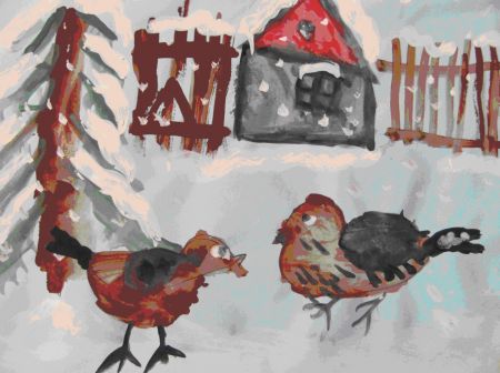 «Воробьи зимой» 