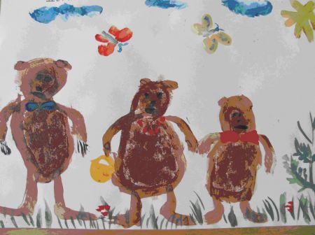 Три медведя гуляют