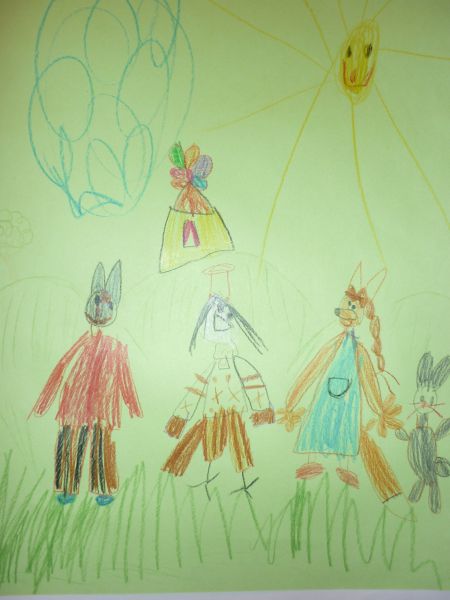 Лиса и дрозд