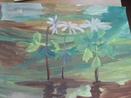 Первые подснежники