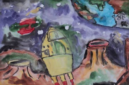 1.  «В космосе».