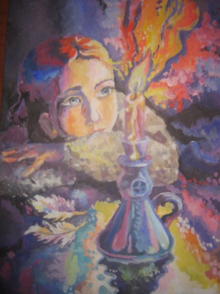 1. «Мысли в унисон с пламенем свечи»