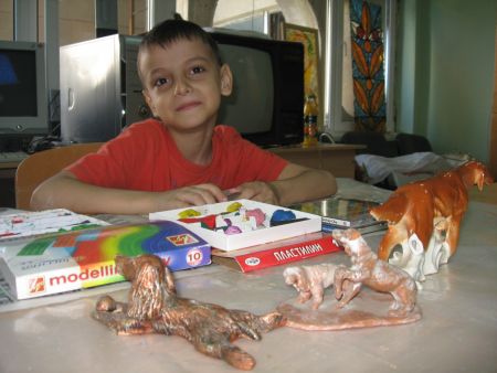 4. Уши, хвост и лапы - вылеплю собаку!