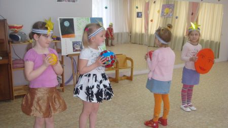 4. Подвижная обучающая игра «Ходим по орбитам»
