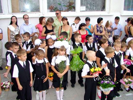 ФОТО 1.  Дружный класс моего брата.  