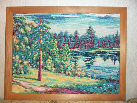 «Времена года»: вышивание крестом