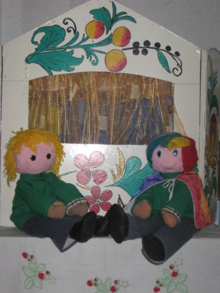 «Здравик и Фырка». Сшитые куклы 
