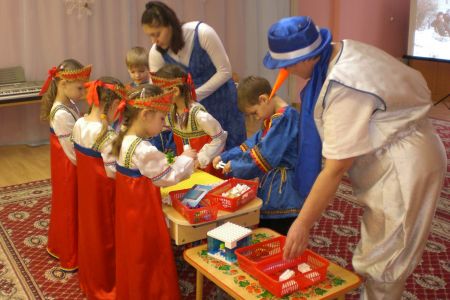 Строим из Лего в детском саду