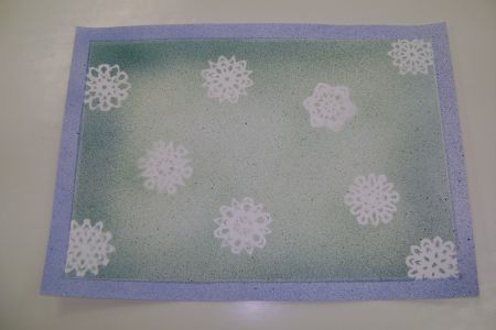 Новогодняя открытка в технике оригами