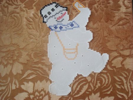 Необычный снеговик «Почтальон»