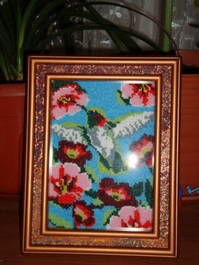 Колибри из бисера