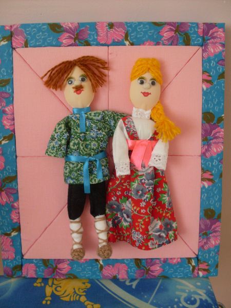 Панно &laquo;Молодожены&raquo;