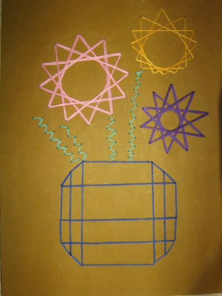 Ваза с цветами