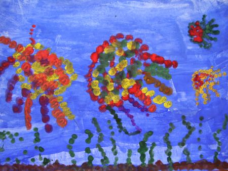 Разноцветные осминожки