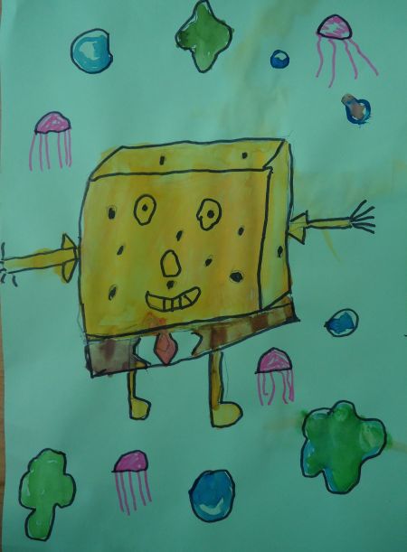 Спанч Боб в гостях у медуз