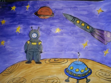 Рисунок 2. «На Луне»