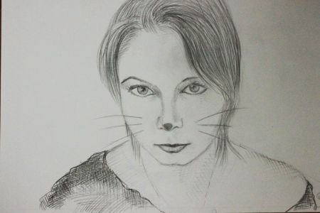 Рисунок 1. Девочка-котенок