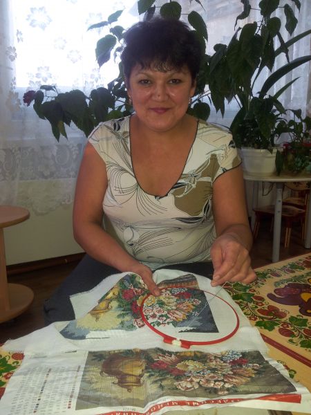 Картина «Натюрморт» в технике «Вышивка крестом» 