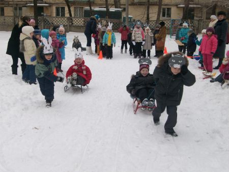 Спортивное развлечение «Зимние забавы»