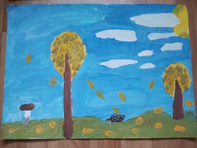 Рисунок 2. &laquo;Осенний лес&raquo;