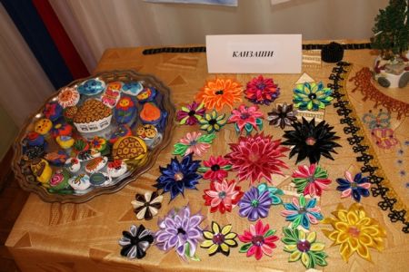 Выставка канзаши