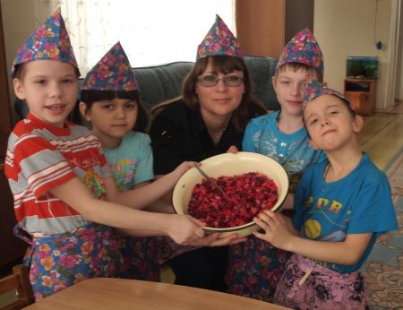 Получился винегрет – будет блюдо на обед!