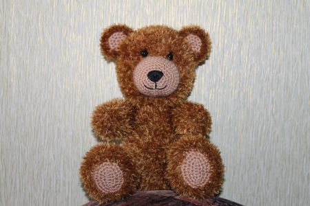 Вот такой вот славный медвежонок получается в конце работы