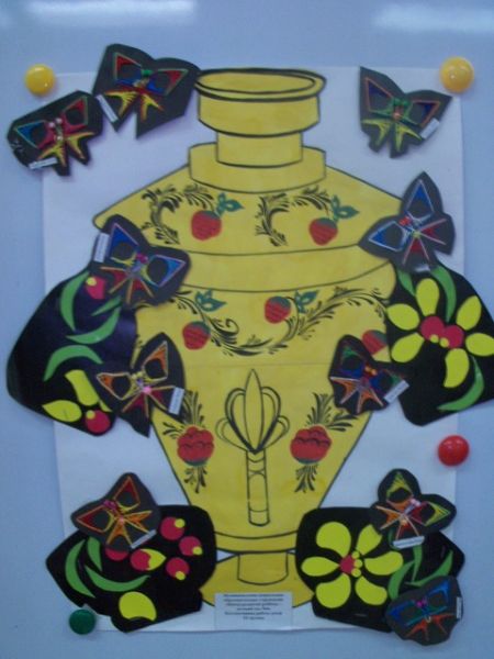 Фото №2. Бабочки на самоваре.