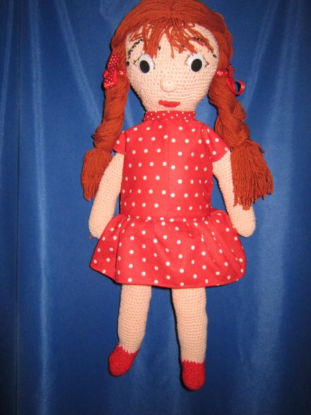 Кукла «Фрося» в технике вязания крючком