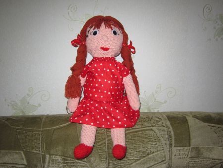 Кукла «Фрося» в технике вязания крючком
